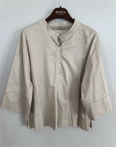 Marta du Chateau - MdcGinger Bluse - Beige